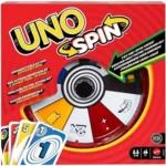 Mattel Games UNO Spin juego de cartas con ruleta