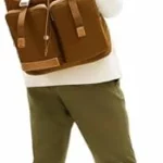 Mochila Tommy Hilfiger Th Casual Flag AM0AM14143 marrón