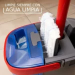 Mopa plana Vileda H2Pro con doble depósito y microfibra