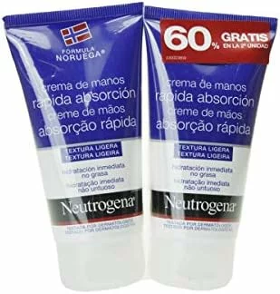 Neutrogena Fórmula Noruega Crema de manos rápida absorción 75 ml x2 2×1