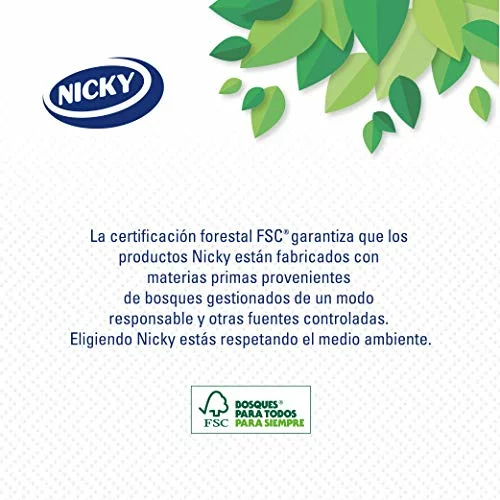 Nicky Milusos, pack de 6 rollos de papel de cocina de 2 capas