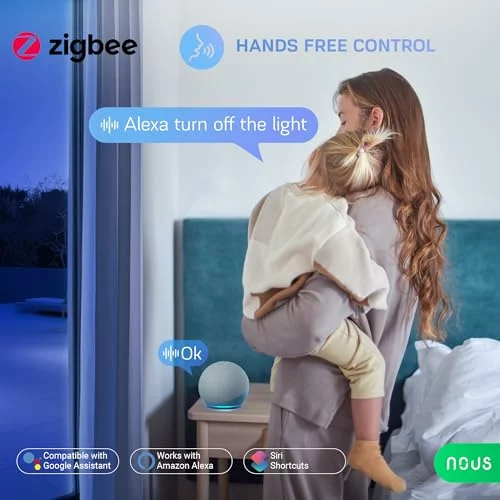 NOUS A1Z enchufe inteligente ZigBee con monitorización energética Pack 1 10A