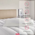 Pack de 2 almohadas viscoelásticas PIKOLIN HOTEL de 60 cm