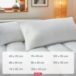 Pack de 2 almohadas viscoelásticas PIKOLIN HOTEL de 60 cm