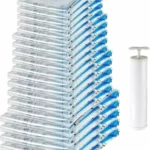 Pack de 20 bolsas de vacío Amazon Basics con bomba manual