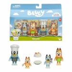Pack de 4 figuras articuladas Bluey Le Pavlova