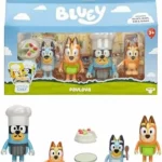 Pack de 4 figuras articuladas Bluey Le Pavlova