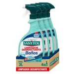 Pack de 4 limpiadores desinfectantes Sanytol Multiusos y Antical Baños