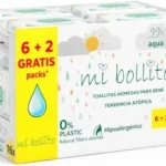 Pack de 8 toallitas bebé Mi Bollito Aqua Pure
