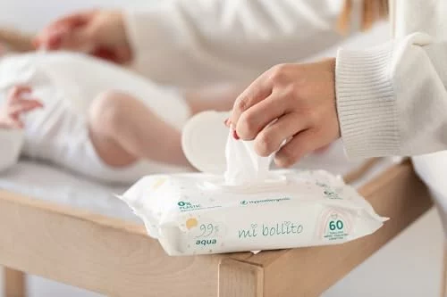 Pack de 8 toallitas bebé Mi Bollito Aqua Pure