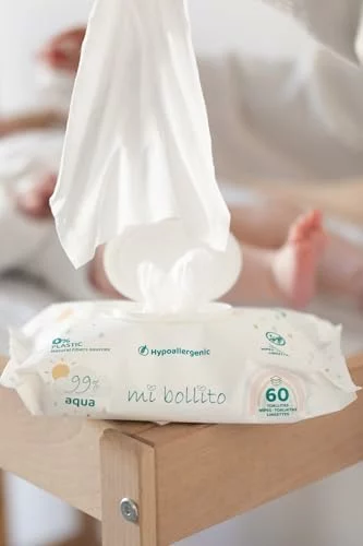 Pack de 8 toallitas bebé Mi Bollito Aqua Pure
