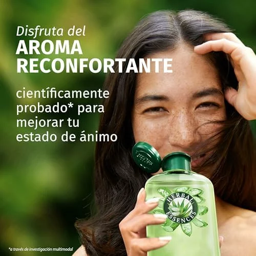 Pack de champú Herbal Essences Aloe sin sulfatos 2 x 350 ml y mascarilla fortificante
