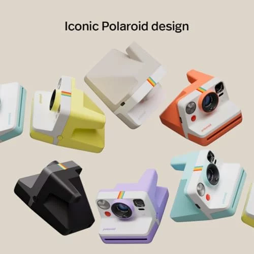 Polaroid Now Gen3 – Black + Color Film Bundle (16 Photos)