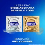 Preservativos Durex Invisible Extra Sensitivos, pack de 27 unidades