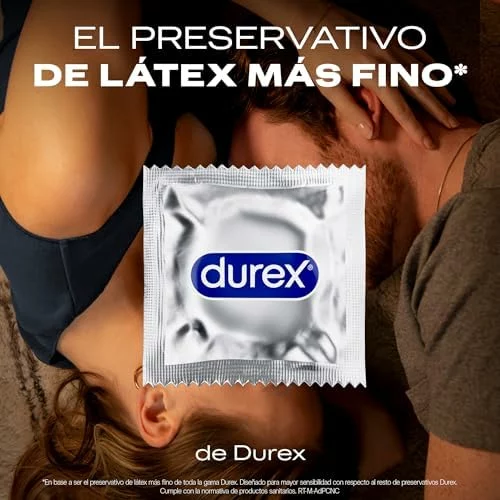 Preservativos Durex Invisible ultrafinos, pack de 96 unidades