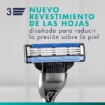 Recambios Gillette Mach3 Base pack de 15 cuchillas para afeitado masculino