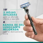 Recambios Gillette Mach3 Base pack de 15 cuchillas para afeitado masculino