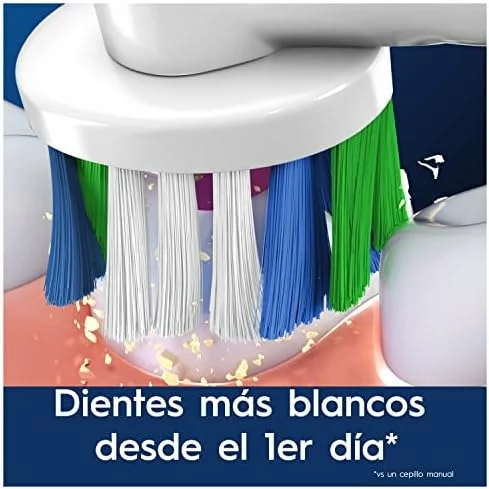 Recambios Oral-B 3D White blancos, pack de 10