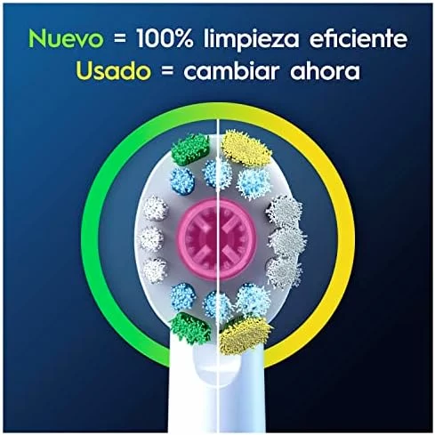 Recambios Oral-B 3D White blancos, pack de 10