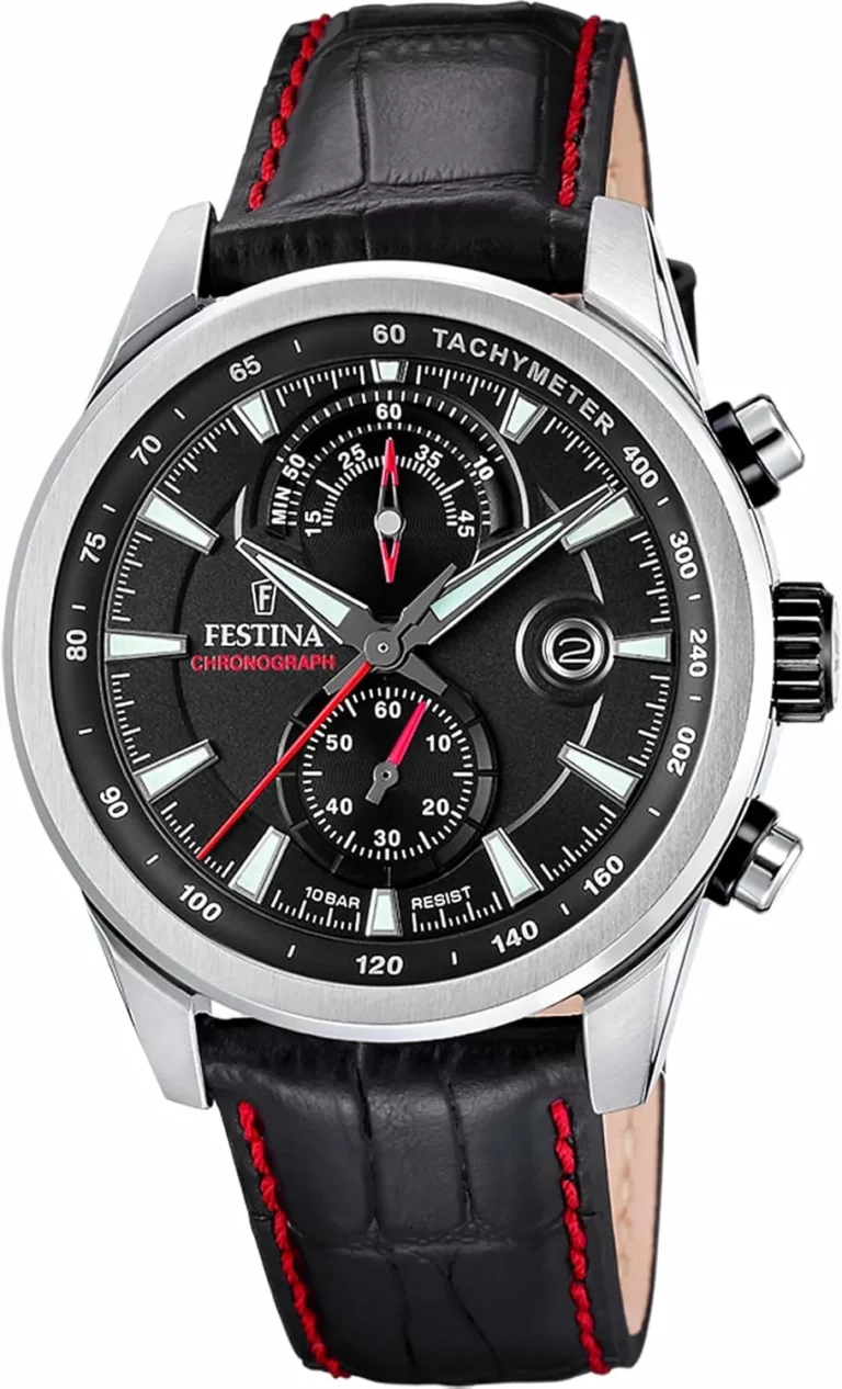 Reloj analógico Festina de cuero negro F20695/6
