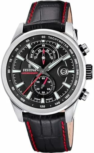 Reloj analógico Festina de cuero negro F20695/6