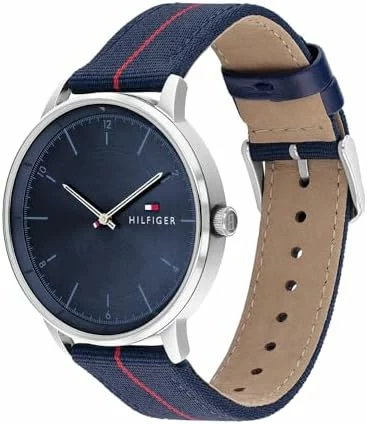 Reloj analógico Tommy Hilfiger 1791844 de cuarzo con correa de nailon azul marino