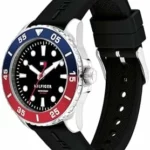 Reloj Tommy Hilfiger 1720046 con correa de silicona negra