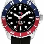 Reloj Tommy Hilfiger 1720046 con correa de silicona negra