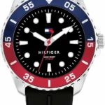 Reloj Tommy Hilfiger 1720046 con correa de silicona negra