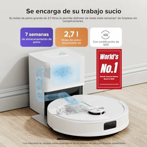 Roborock Q10 S5+ Set robot aspirador y fregasuelo 2 en 1