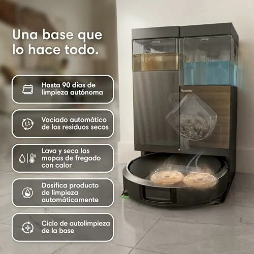 Robot aspirador iRobot Roomba Plus 576 Combo con base AutoWash 25KPA
