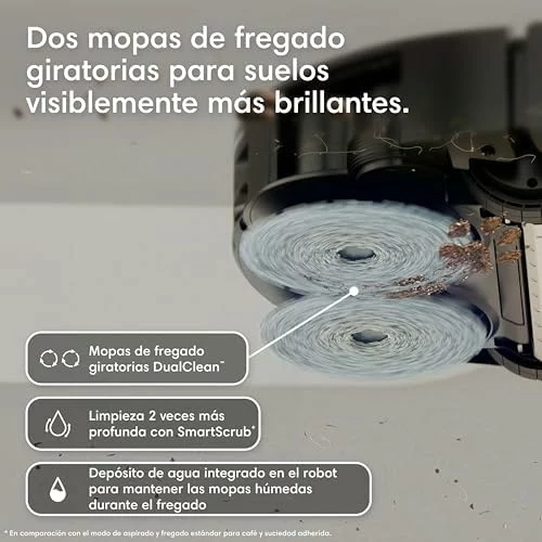 Robot aspirador iRobot Roomba Plus 576 Combo con base AutoWash 25KPA