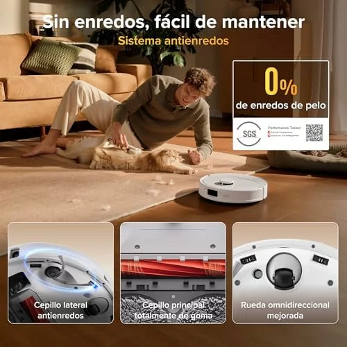 Robot aspirador y friegasuelos Roborock Qrevo S Pro