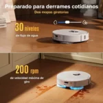 Robot aspirador y friegasuelos Roborock Qrevo S Pro