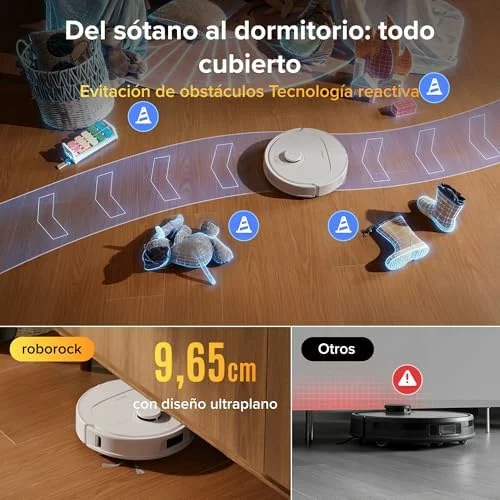 Robot aspirador y friegasuelos Roborock Qrevo S Pro