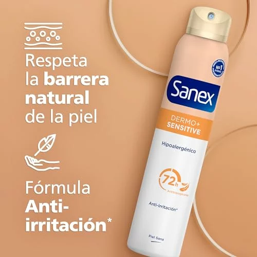 Sanex Dermo+Sensitive antitranspirante en spray pack 6 x 200 ml por 17,89 euros
