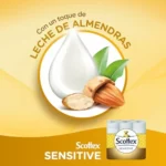 Scottex Sensitive papel higiénico 42 rollos, 3 capas