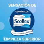 Scottex Sensitive papel higiénico 42 rollos, 3 capas