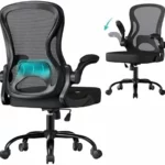 Silla de oficina ergonómica SONGMICS de malla con soporte lumbar