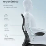 Silla de oficina ergonómica SONGMICS de malla con soporte lumbar