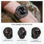 Smartwatch Garmin Instinct 3 Solar reloj GPS robusto negro