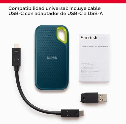 SSD portátil SanDisk Extreme 1TB USB-C