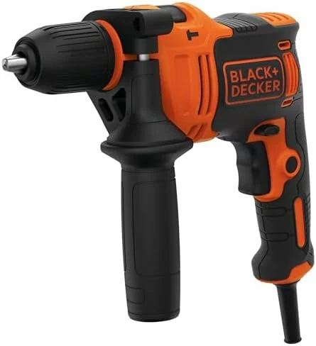 Taladro percutor con cable BLACK+DECKER 710W BEH710K-QS