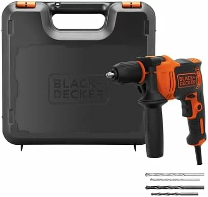 Taladro percutor con cable BLACK+DECKER 710W BEH710K-QS