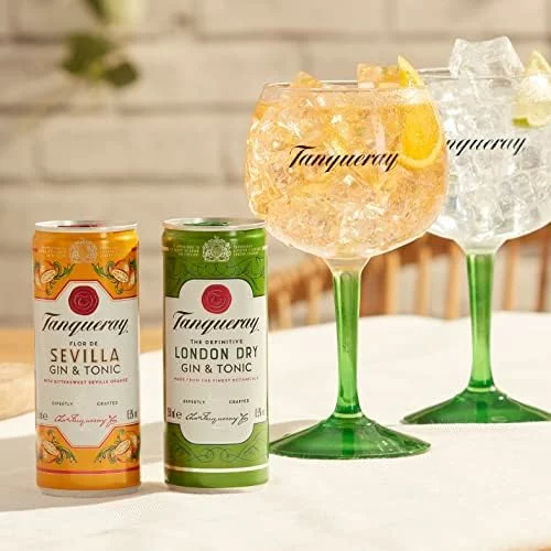 Tanqueray London Dry Gin y Tonic 250 ml x 12