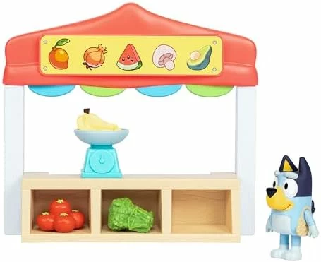 Set de juego Mercado de frutas y verduras de Bluey