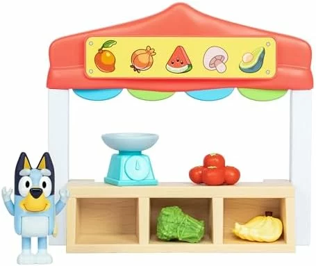 Set de juego Mercado de frutas y verduras de Bluey