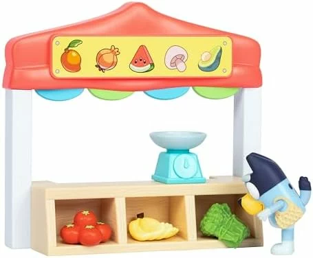 Set de juego Mercado de frutas y verduras de Bluey