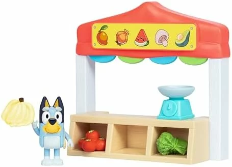 Set de juego Mercado de frutas y verduras de Bluey