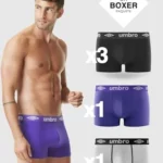 Umbro Calzoncillos Hombre Boxer 100% Algodón Pack 5